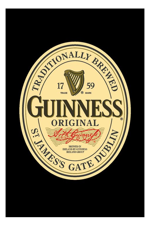 guinness label